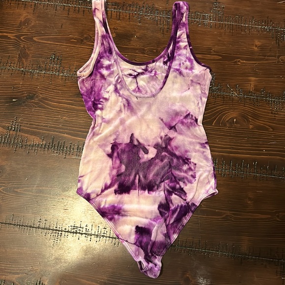 Purple tie dye bodysuit - Picture 3 of 4